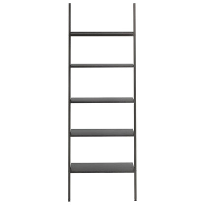 Scaffale Pendente a 5 Livelli Nero 64x34x185,5 cm