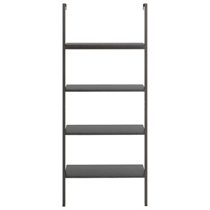Scaffale Pendente a 4 Livelli Nero 64x35x152,5 cm