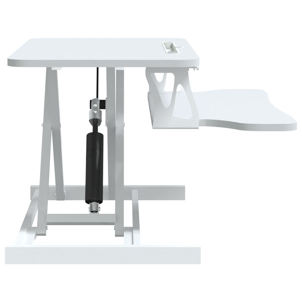 Banco da Lavoro Regolabile 60x40x(13-41,5)cm in Acciaio e Legno