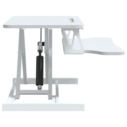 Banco da Lavoro Regolabile 60x40x(13-41,5)cm in Acciaio e Legno