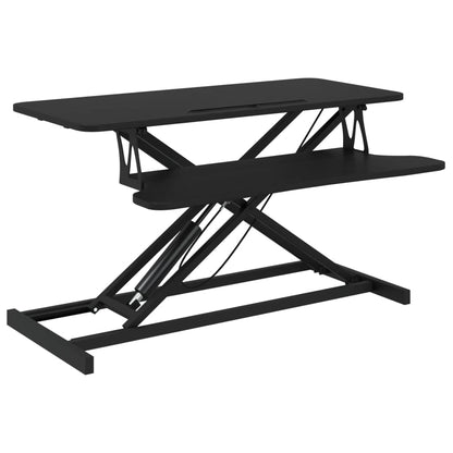 Banco da Lavoro Regolabile 90x40x(13-50) cm in Acciaio e Legno