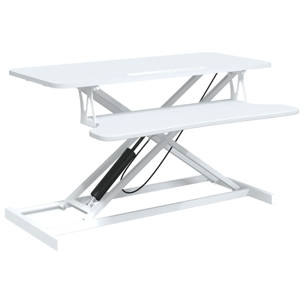 Banco da Lavoro Regolabile 90x40x(13-50) cm in Acciaio e Legno