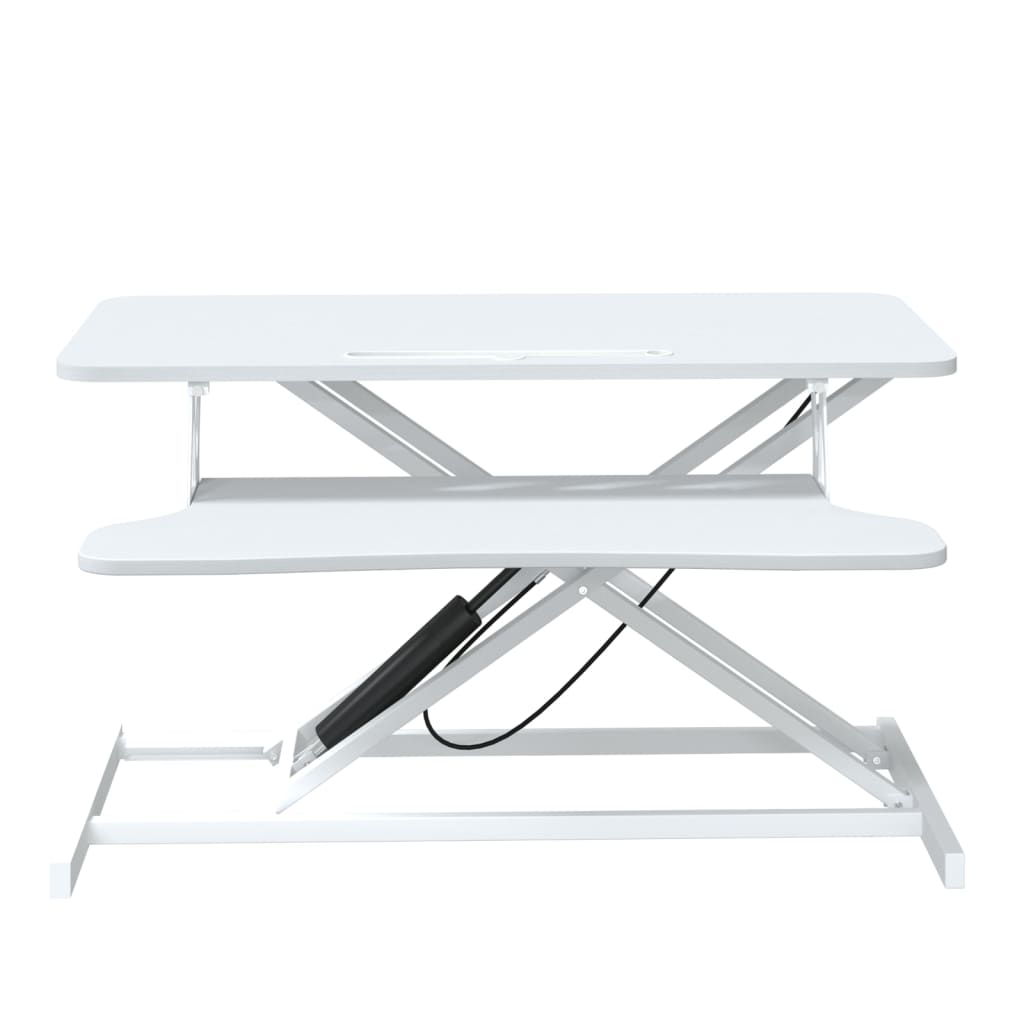 Banco da Lavoro Regolabile 90x40x(13-50) cm in Acciaio e Legno
