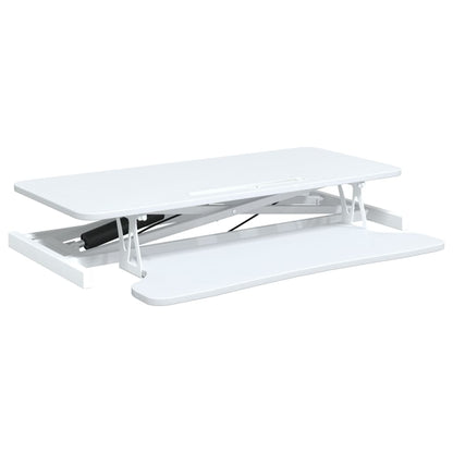 Banco da Lavoro Regolabile 90x40x(13-50) cm in Acciaio e Legno