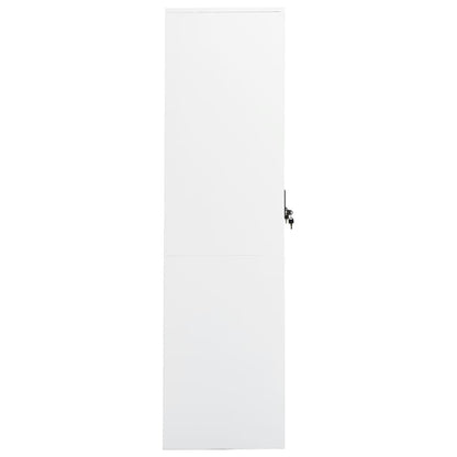 Armadio Bianco 80x50x180 cm in Acciaio
