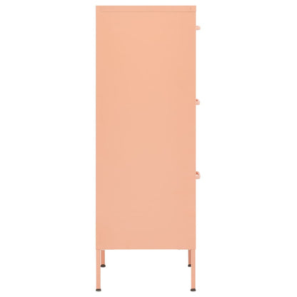 Armadietto Rosa 42,5x35x101,5 cm in Acciaio