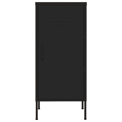 Armadietto Nero 42,5x35x101,5 cm in Acciaio