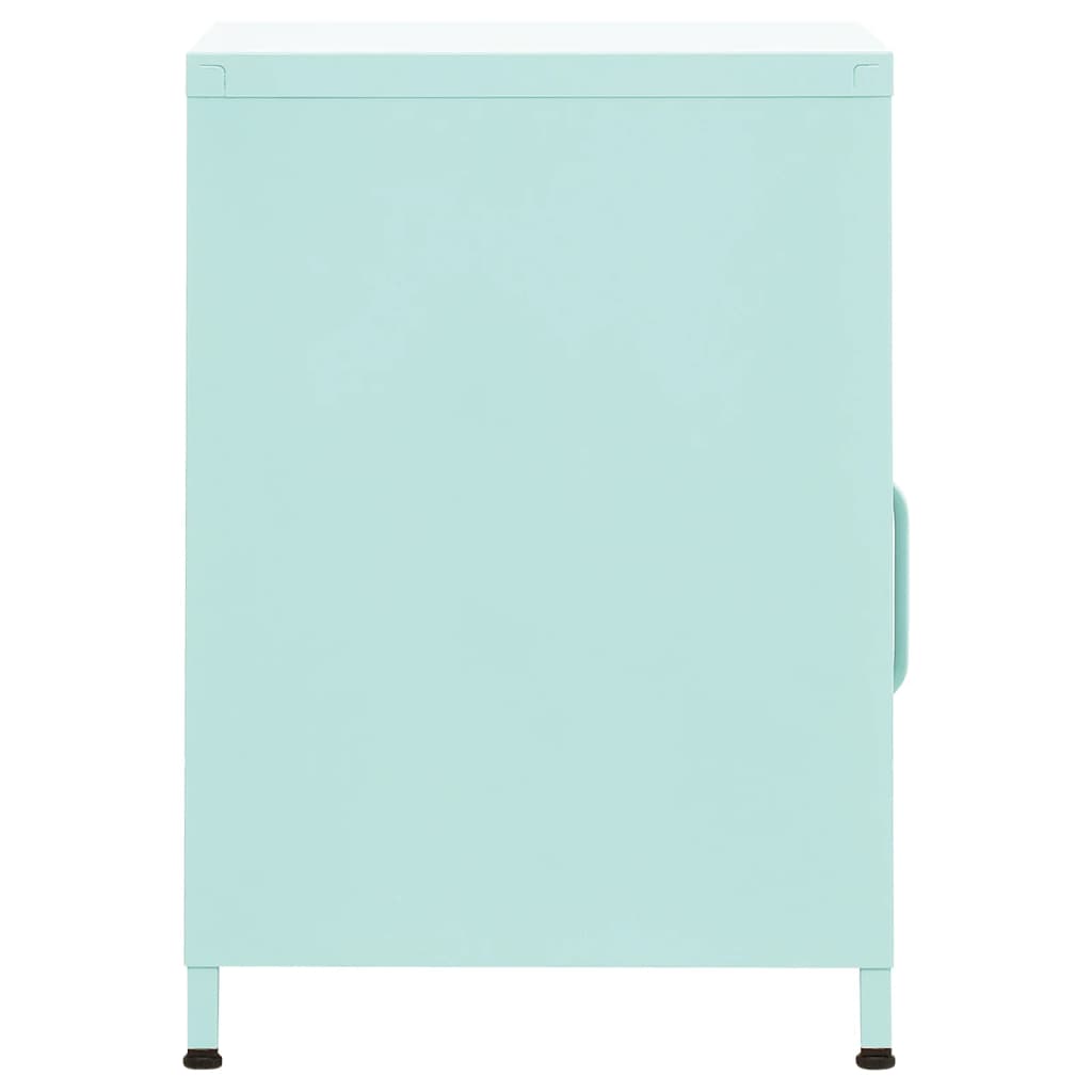 Comodino Menta 35x35x51 cm in Acciaio