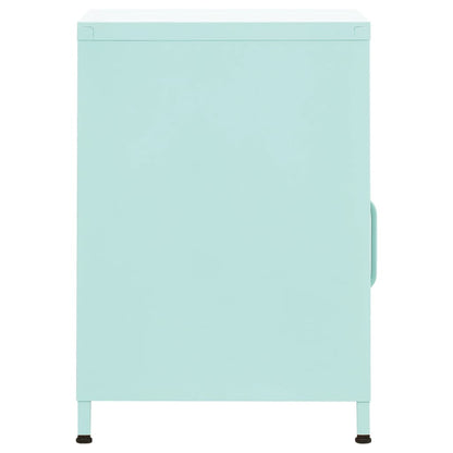 Comodino Menta 35x35x51 cm in Acciaio