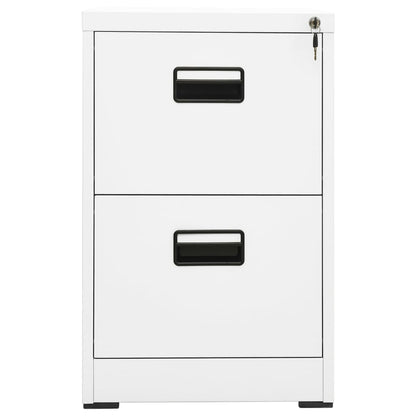 Schedario Bianco 46x62x72,5 cm in Acciaio