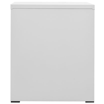 Schedario Grigio Chiaro 46x62x72,5 cm in Acciaio