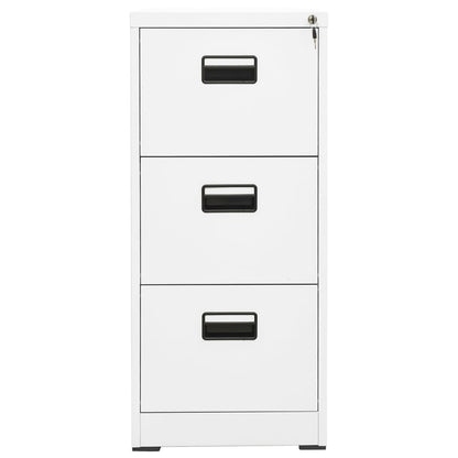 Schedario Bianco 46x62x102,5 cm in Acciaio