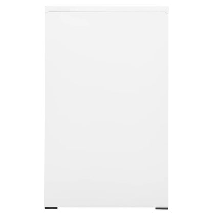 Schedario Bianco 46x62x102,5 cm in Acciaio