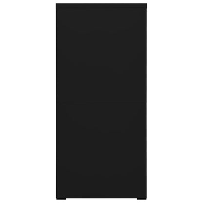 Schedario Nero 46x62x133 cm in Acciaio