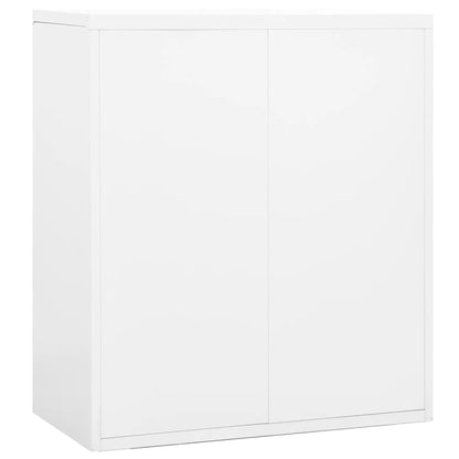 Armadio Classificatore Bianco 90x46x103 cm in Acciaio