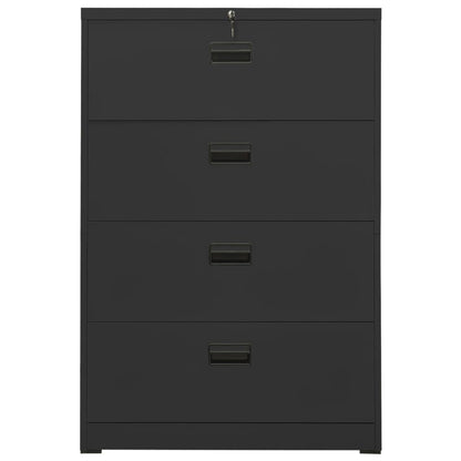Armadio Classificatore Antracite 90x46x134 cm in Acciaio