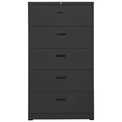 Armadio Classificatore Antracite 90x46x164 cm in Acciaio