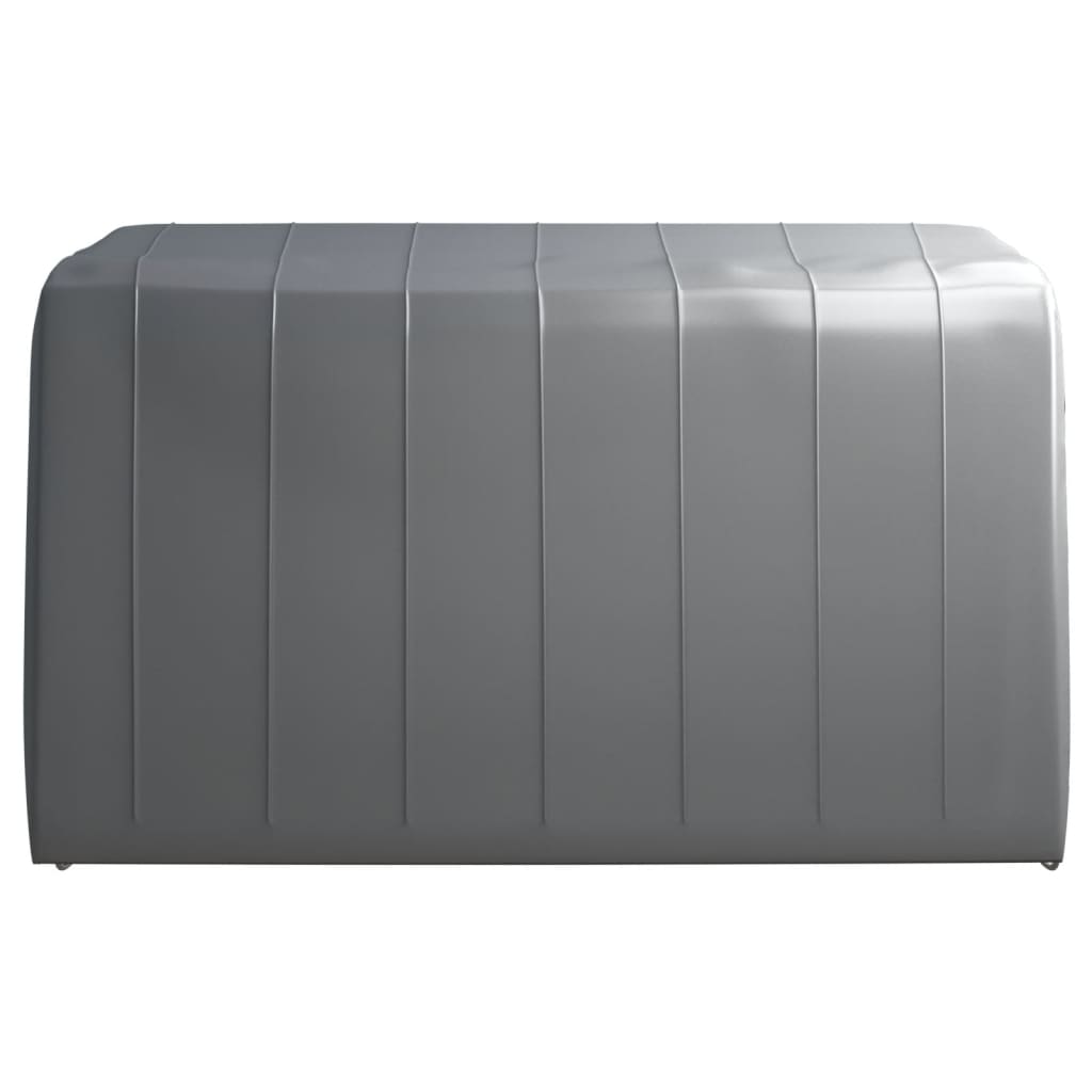 Tenda Capannone 370x370 cm Grigio Acciaio