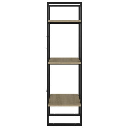Libreria 3 Ripiani Rovere Sonoma 40x30x105 cm Legno Multistrato
