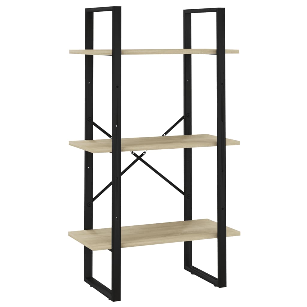Scaffale Portaoggetti Sonoma 60x30x105 cm in Legno Multistrato