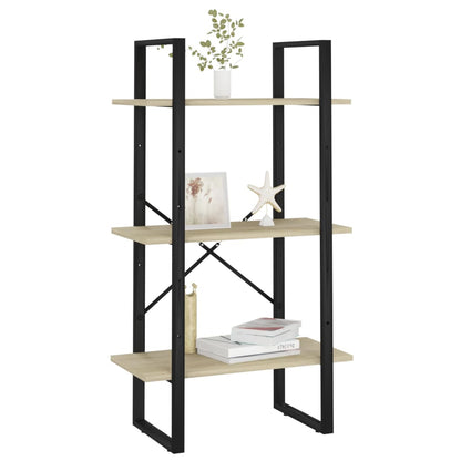 Scaffale Portaoggetti Sonoma 60x30x105 cm in Legno Multistrato