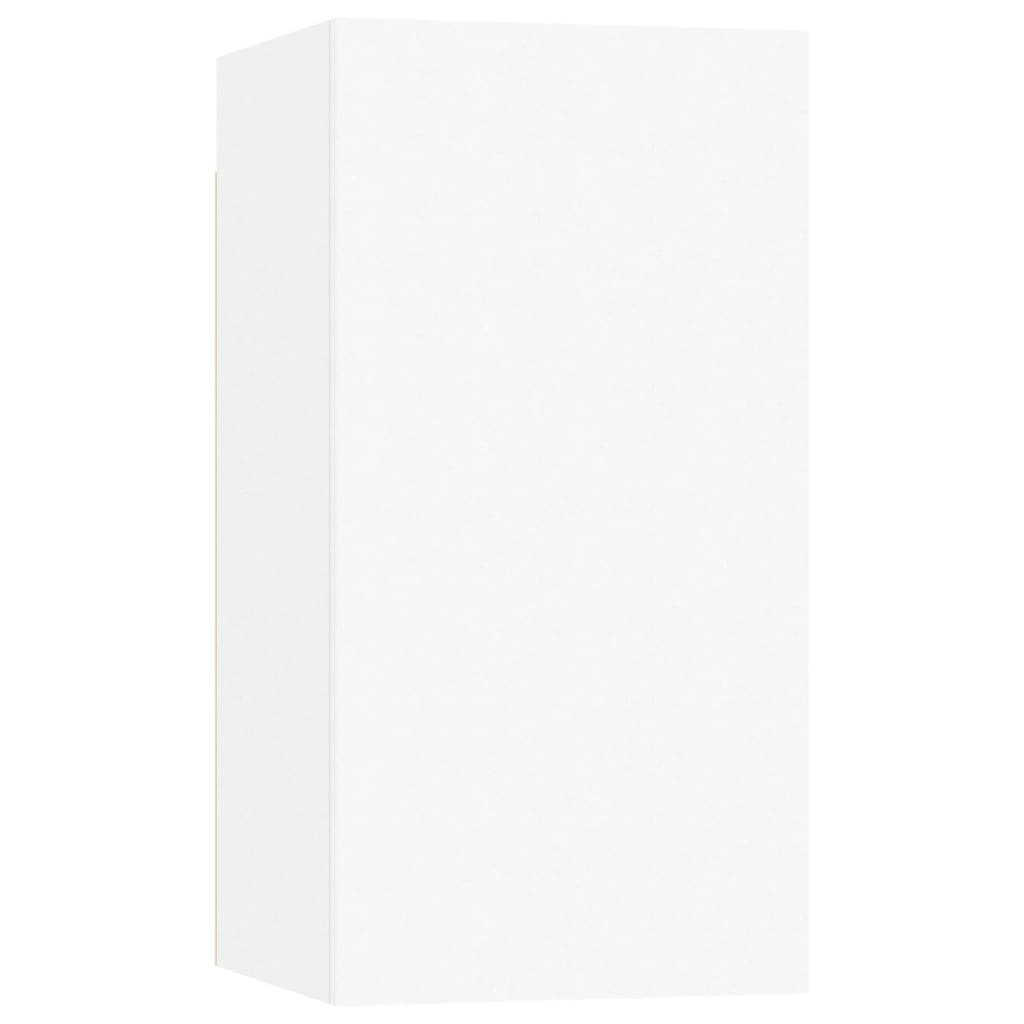 Set Mobili TV 4 pz Bianco in Truciolato
