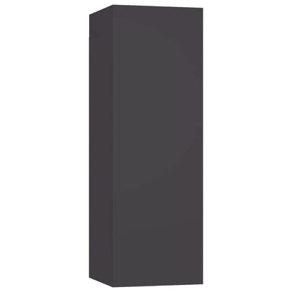 Set Mobili Porta TV 5 pz Grigio in Legno Multistrato