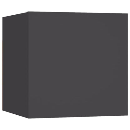 Set Mobili Porta TV 5 pz Grigio in Legno Multistrato