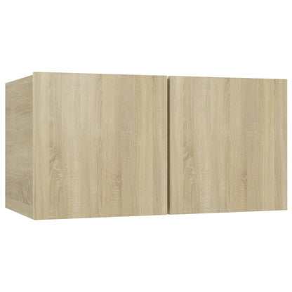 Set di Mobili Porta TV 8 pz Rovere Sonoma in Legno Multistrato
