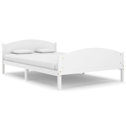 Giroletto senza Materasso Bianco 140x200 cm in Legno di Pino