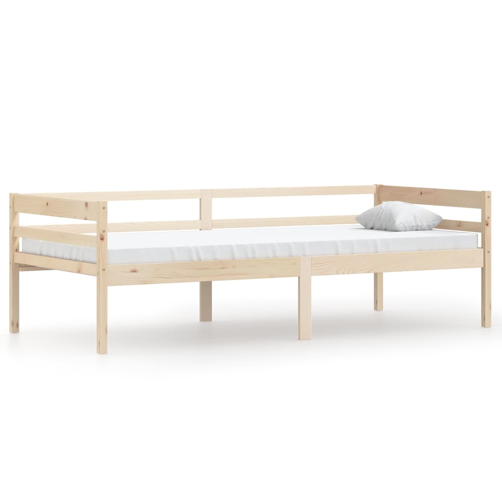 Giroletto senza Materasso 90x200 cm in Legno Massello di Pino