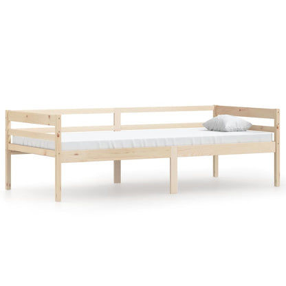 Giroletto senza Materasso 90x200 cm in Legno Massello di Pino
