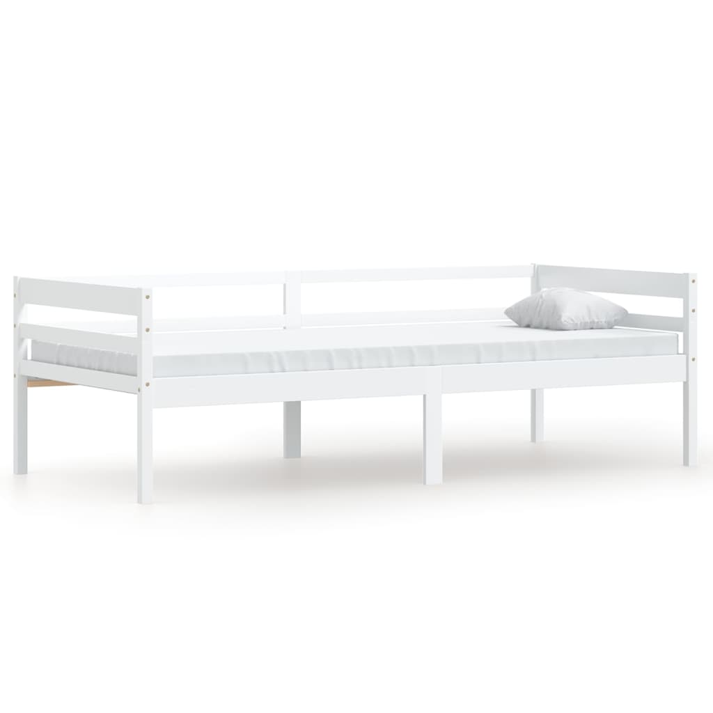 Dormeuse Estraibile senza Materasso Bianca Legno Pino 90x200 cm