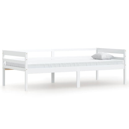 Dormeuse Estraibile senza Materasso Bianca Legno Pino 90x200 cm