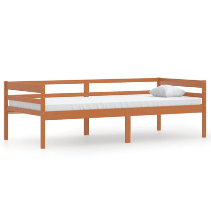 Giroletto senza Materasso Ambrato Legno Massello Pino 90x200 cm