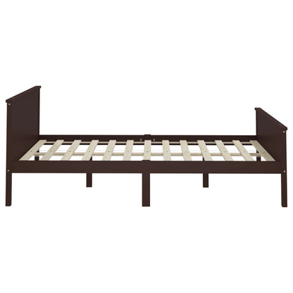 Giroletto Marrone Scuro in Legno Massello di Pino 120x200 cm