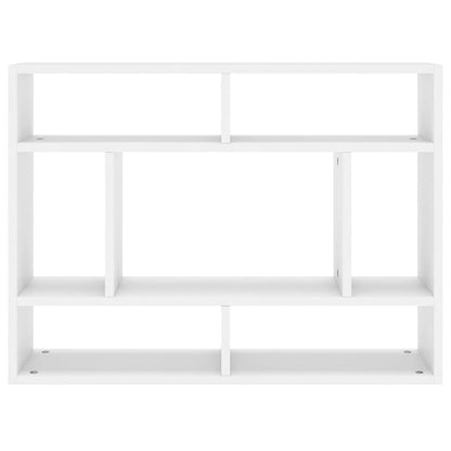 Scaffale a Parete Bianco 75x16x55 cm in in Multistrato