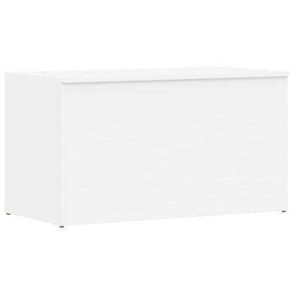 Cassapanca Bianca 84x42x46 cm in Legno Ingegnerizzato