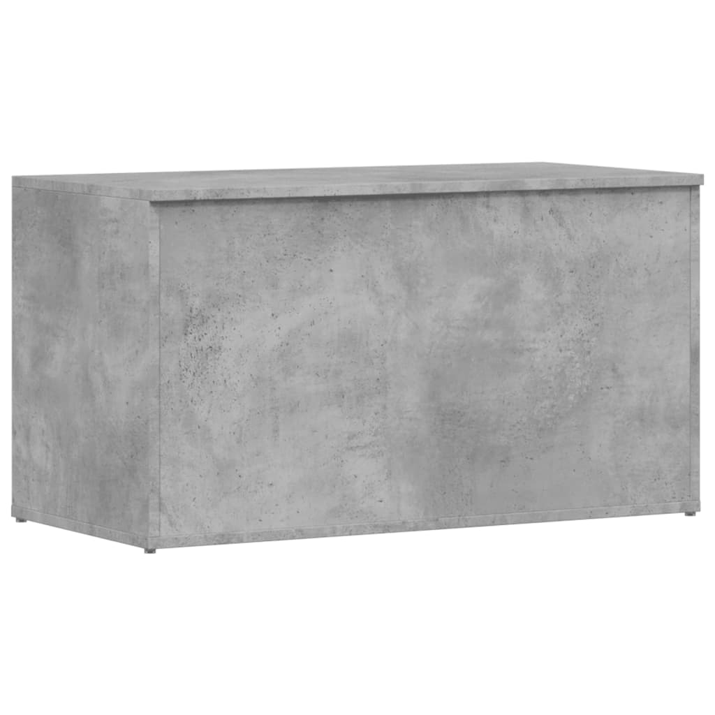 Cassapanca Grigio Cemento 84x42x46 cm in Legno Ingegnerizzato