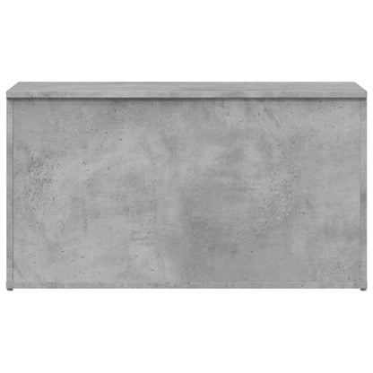 Cassapanca Grigio Cemento 84x42x46 cm in Legno Ingegnerizzato