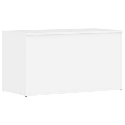 Cassapanca Bianco Lucido 84x42x46 cm in Legno Ingegnerizzato
