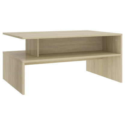Tavolino Salotto Rovere Sonoma 90x60x42,5 cm Legno Multistrato