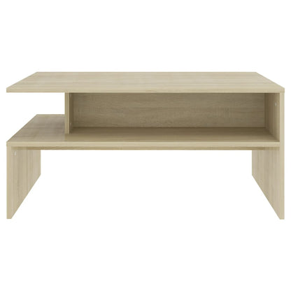 Tavolino Salotto Rovere Sonoma 90x60x42,5 cm Legno Multistrato