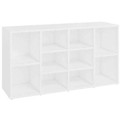 Scarpiera con Panchina Bianco 103x30x54,5 cm in Multistrato