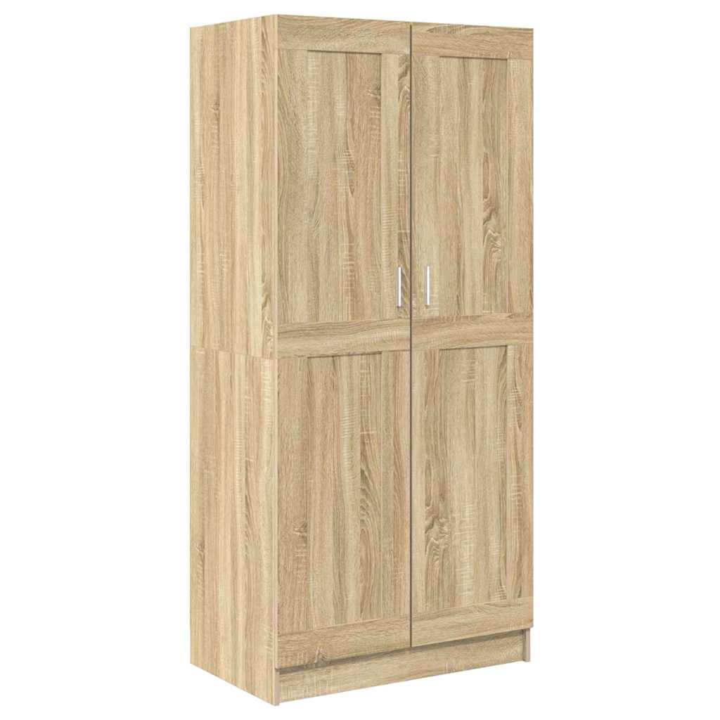 Armadio Rovere Sonoma 82,5x51,5x180 cm in Legno Multistrato