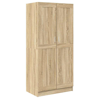 Armadio Rovere Sonoma 82,5x51,5x180 cm in Legno Multistrato