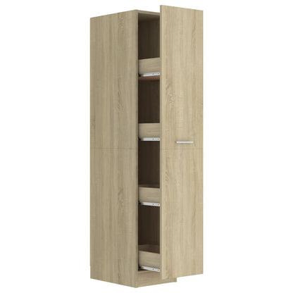 Armadietto da Farmacia Rovere Sonoma 30x42,5x150 cm Multistrato