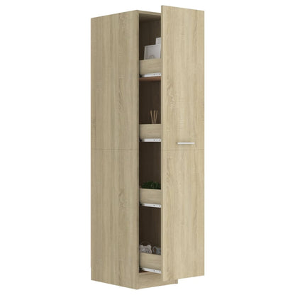 Armadietto da Farmacia Rovere Sonoma 30x42,5x150 cm Multistrato