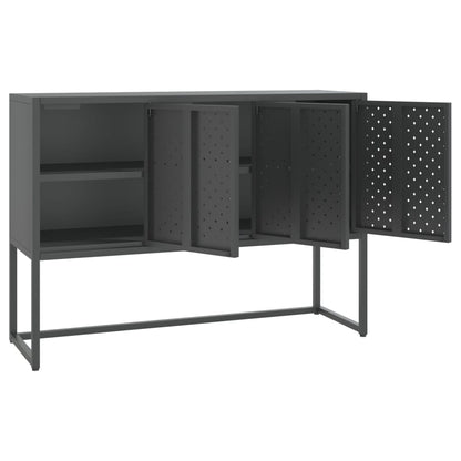 Credenza Antracite 105x35x75 cm in Acciaio