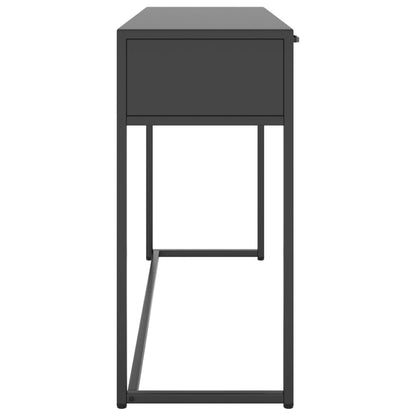 Tavolo Consolle Antracite 106x35x75 cm in Acciaio